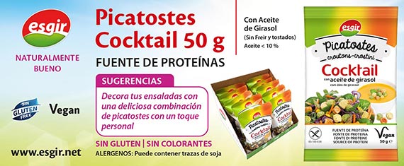 Picatostes con aceite de girasol sin gluten