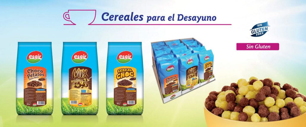 Choco pétalos, Mix Bolitas, Copos de avena Cereales sin gluten