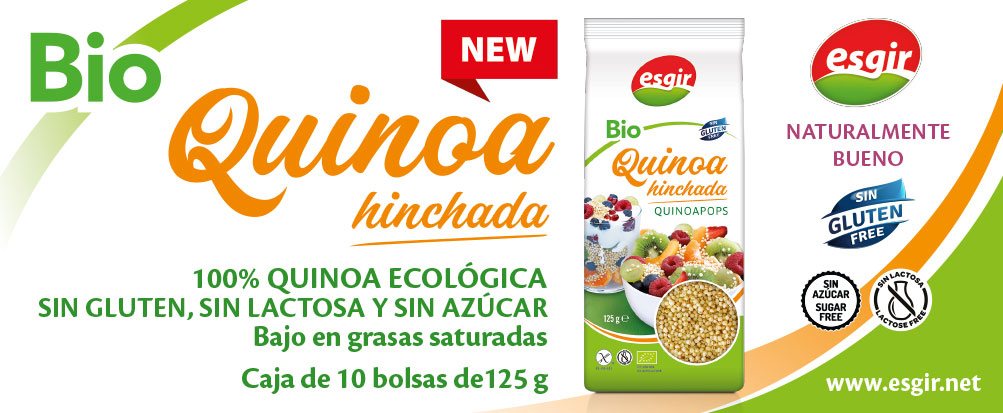 BIO QUINOA HINCHADA SIN GLUTEN