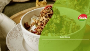 Granola con avena integral