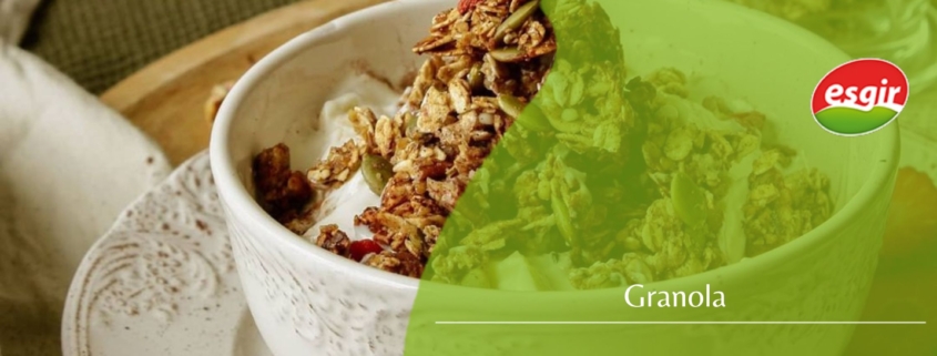 Granola con avena integral