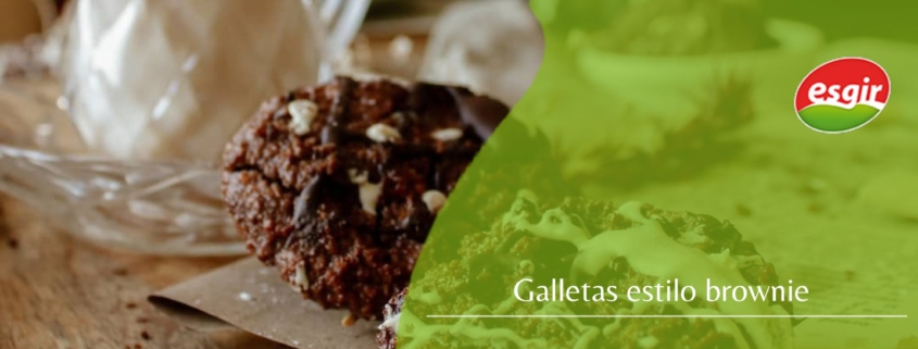 Galletas estilo brownie