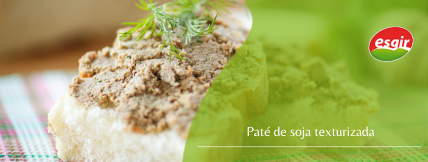 Paté vegetal hecho con nuestra soja texturizada. Fácil y rápido.
