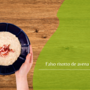 Falso risotto de avena al parmesano