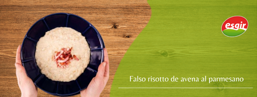 Falso risotto de avena al parmesano