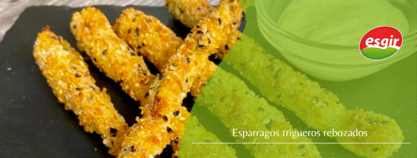 Espárragos trigueros rebozados