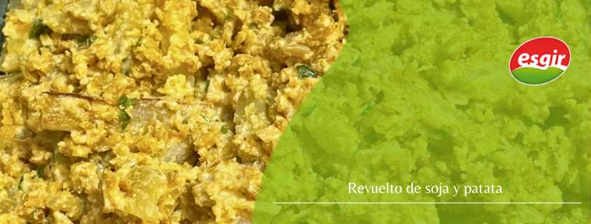 Revuelto de soja y patata