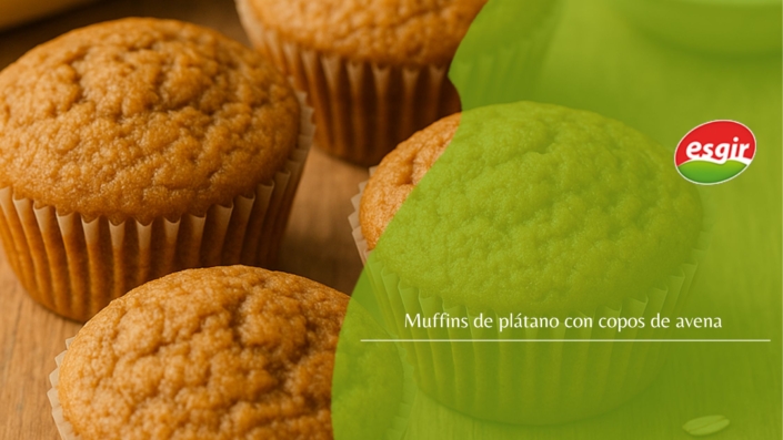 muffins de plátano